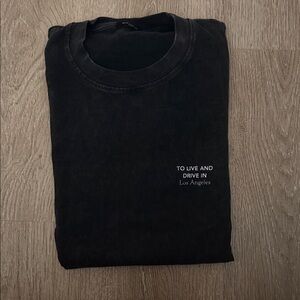 Black Graphic Sweatshirt